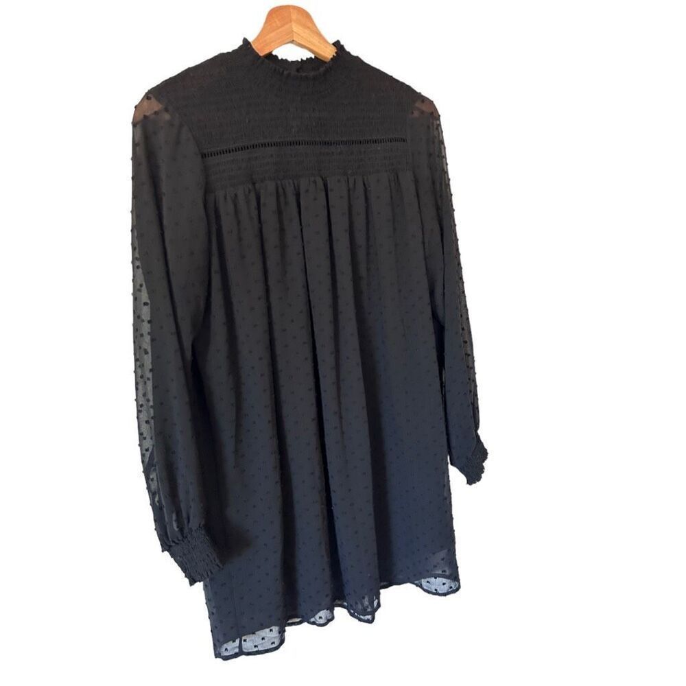 Zara Basic Collection Size Small Black Popcorn Kn… - image 6